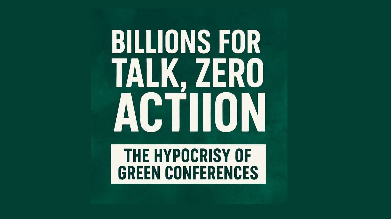 “Billions for Talk, Zero for Action: The Hypocrisy of Green Conferences”
