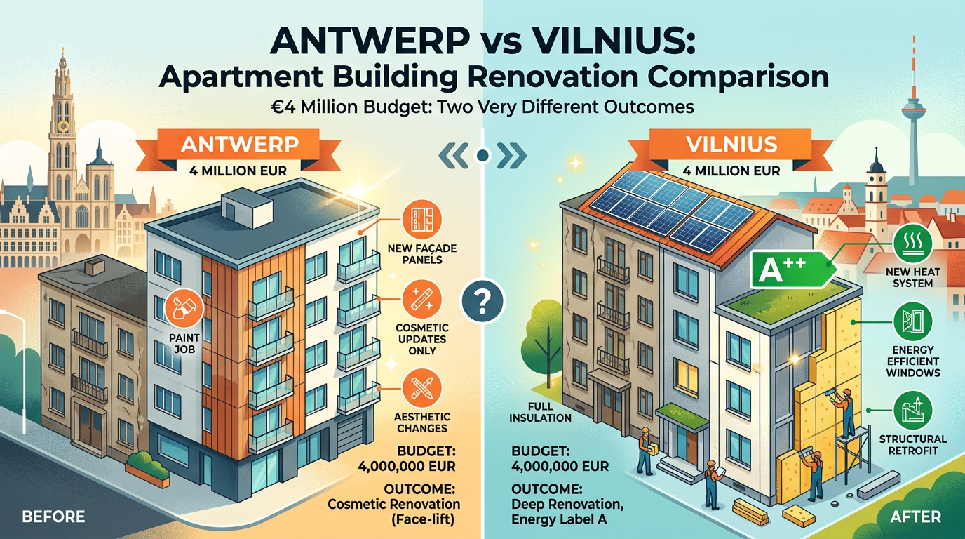 Antwerp vs Vilnius